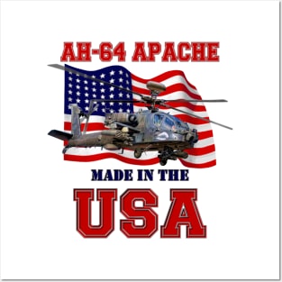 AH-64 Apache Made in the USA Posters and Art